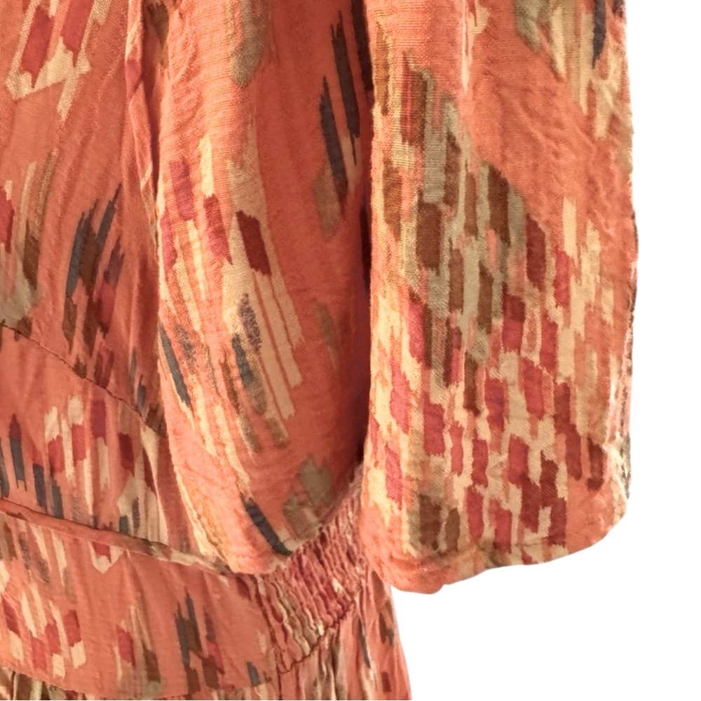 Knox Rose Orange Patterned Mini Dress - Picture 12 of 14